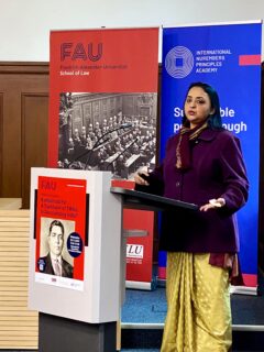 Dr Madhumita Roy's insightful presentation on Judge Pal's life and legacy