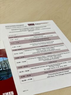 The programme of the conference